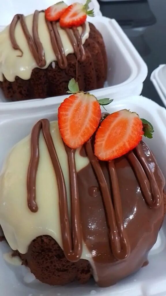 Bolos D. Inspiração Mini bolo Bem casado Nutela